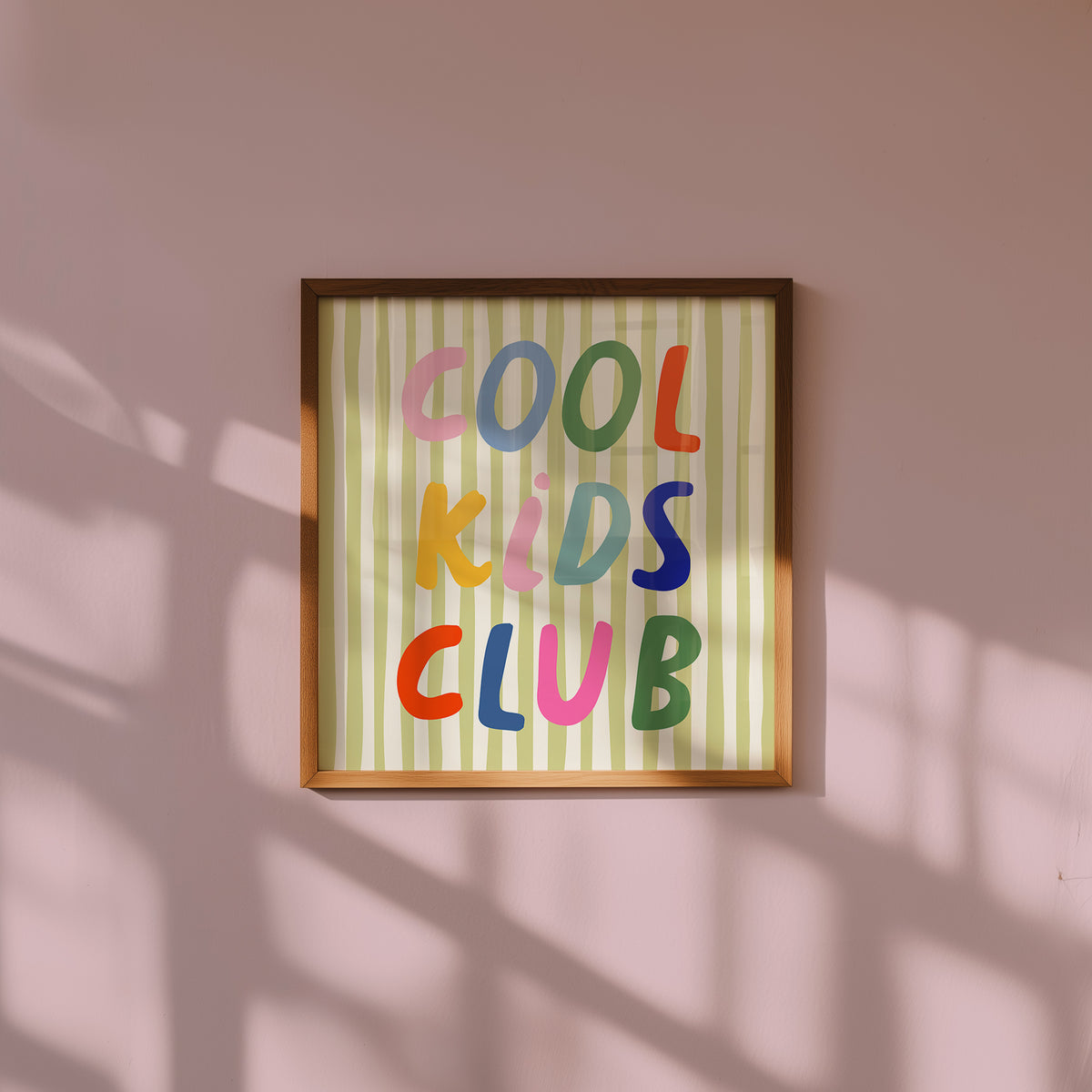 Cool Kids Club — Striped Digital Print