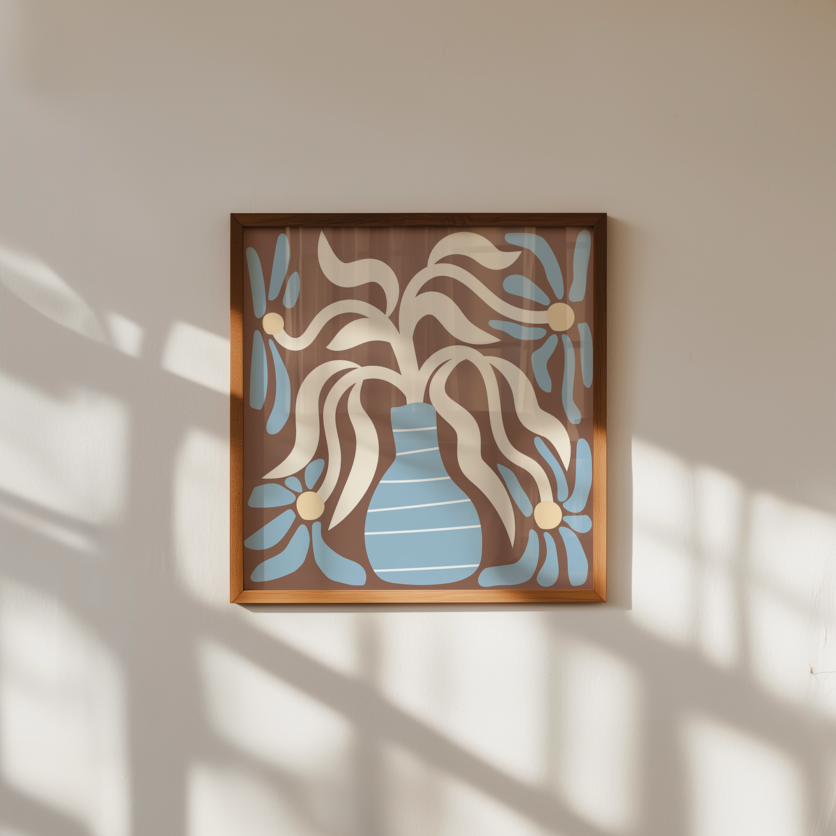 Abstract Flower Vase | Matisse Inspired Boho Print