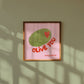 Olive You Always Forever — Pink Square Print