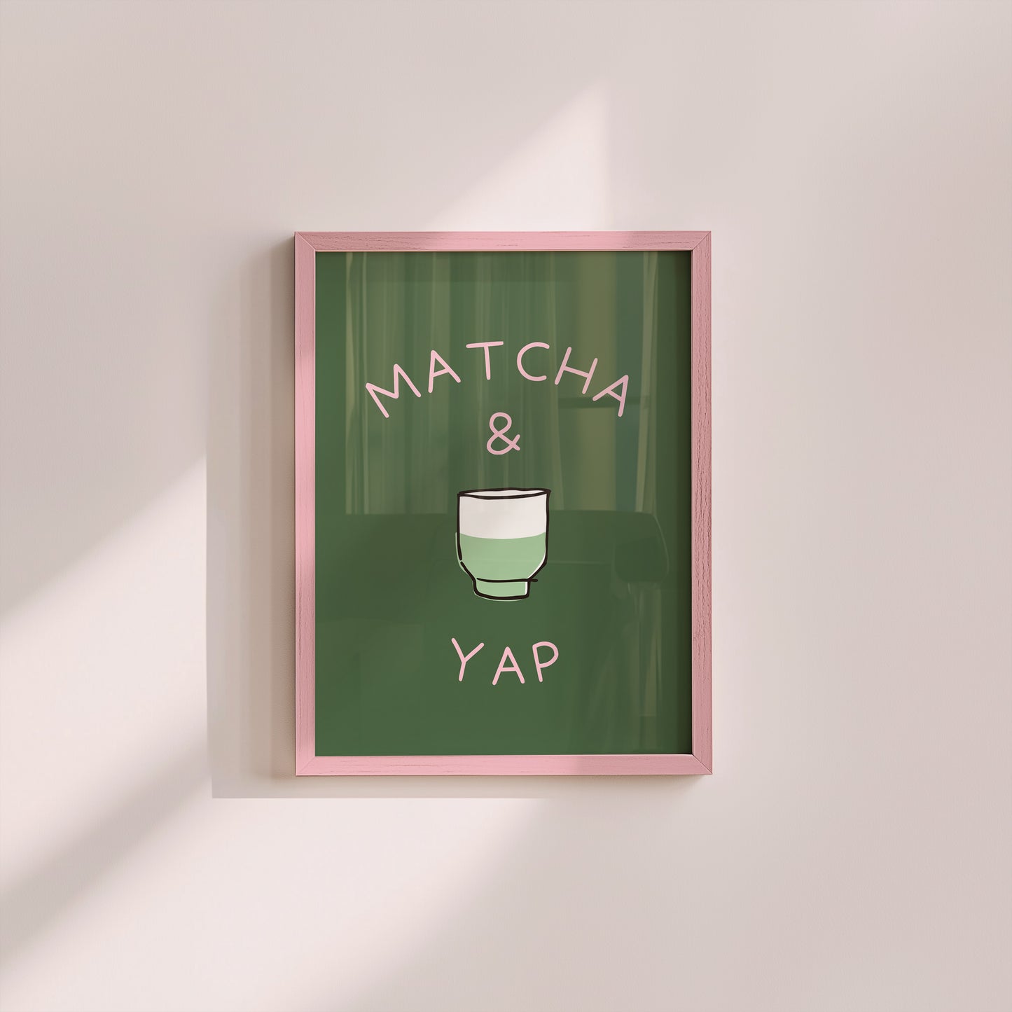 Matcha & Yap Wall Art -  Digital Print