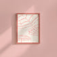 Coastal Coral Seaside Art Set of 3 Gallery Prints - Digital Print