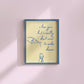Vertical cream wall print with navy blue cursive script reading i love you but i really don't want to make dinner with hand-drawn line art of a pouring wine bottle and a wine glass