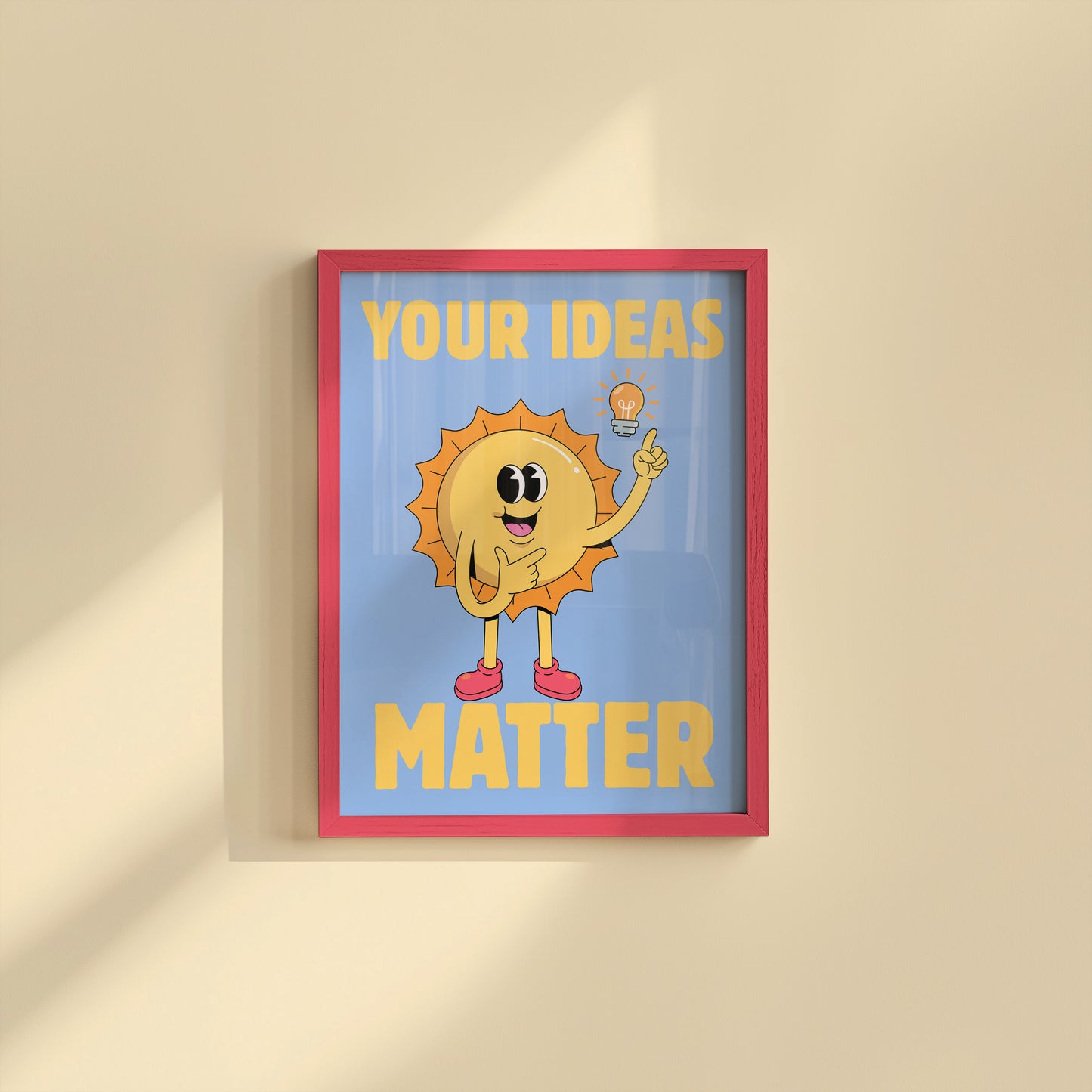 Colorful Positivity Classroom Art Set Of 10 - Digital Print