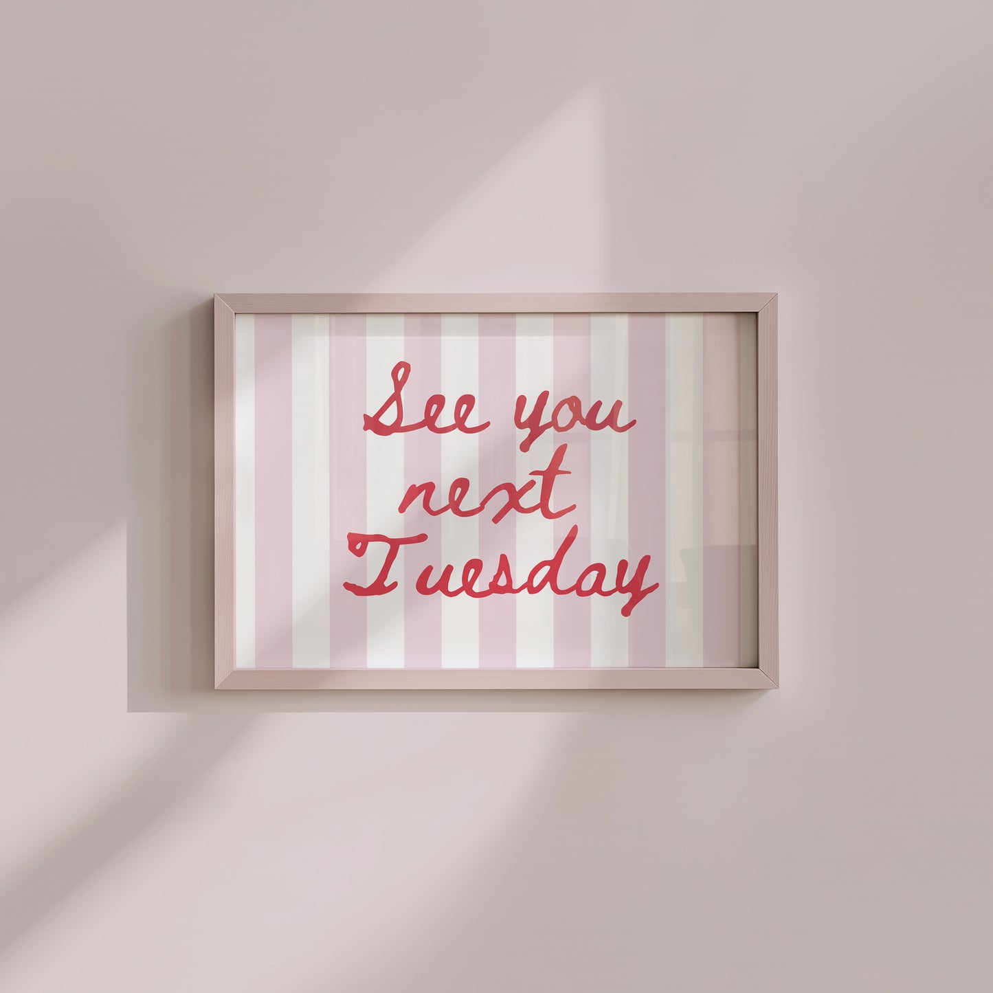 See You Next Tuesday Funny Horizontal Print - Digital Print