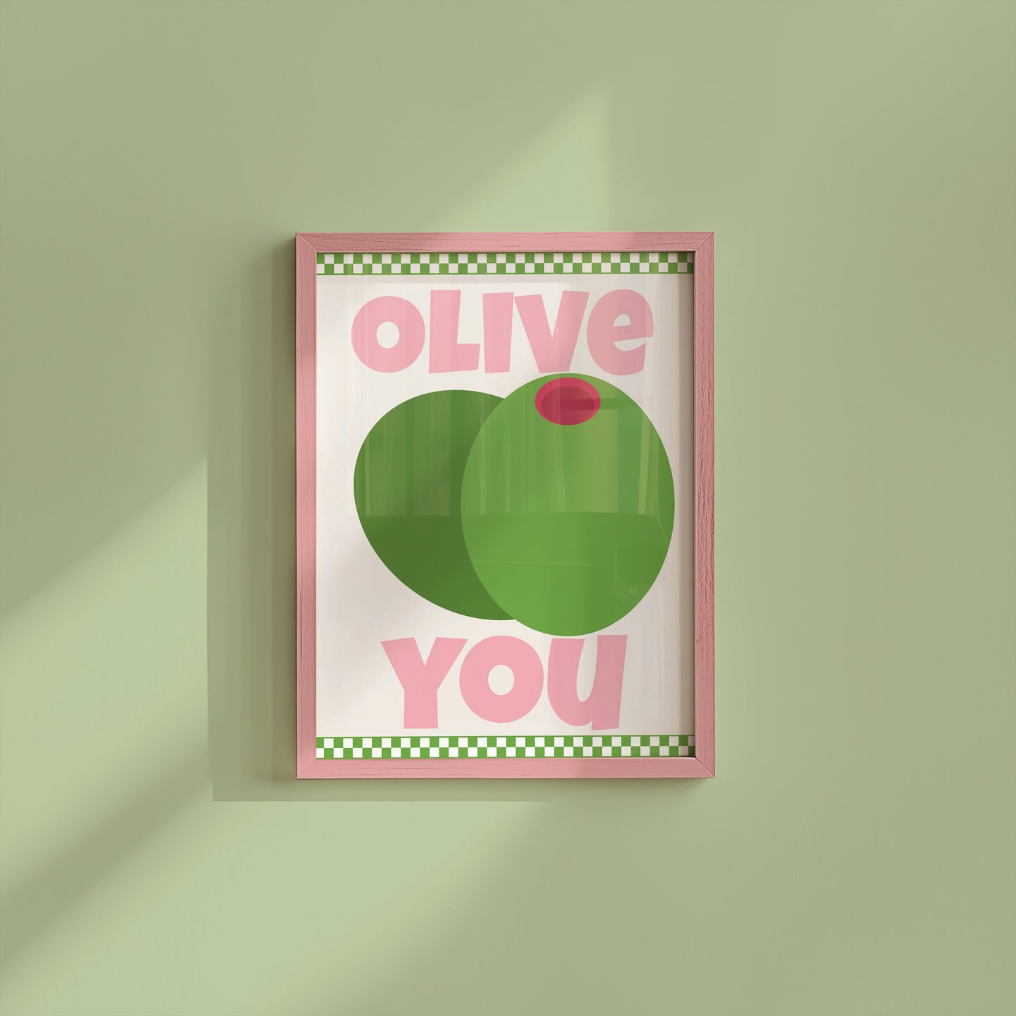 Cute Olive I Love You Print - Digital Print
