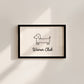 Weiner Club Hand-Drawn Print - Digital Print