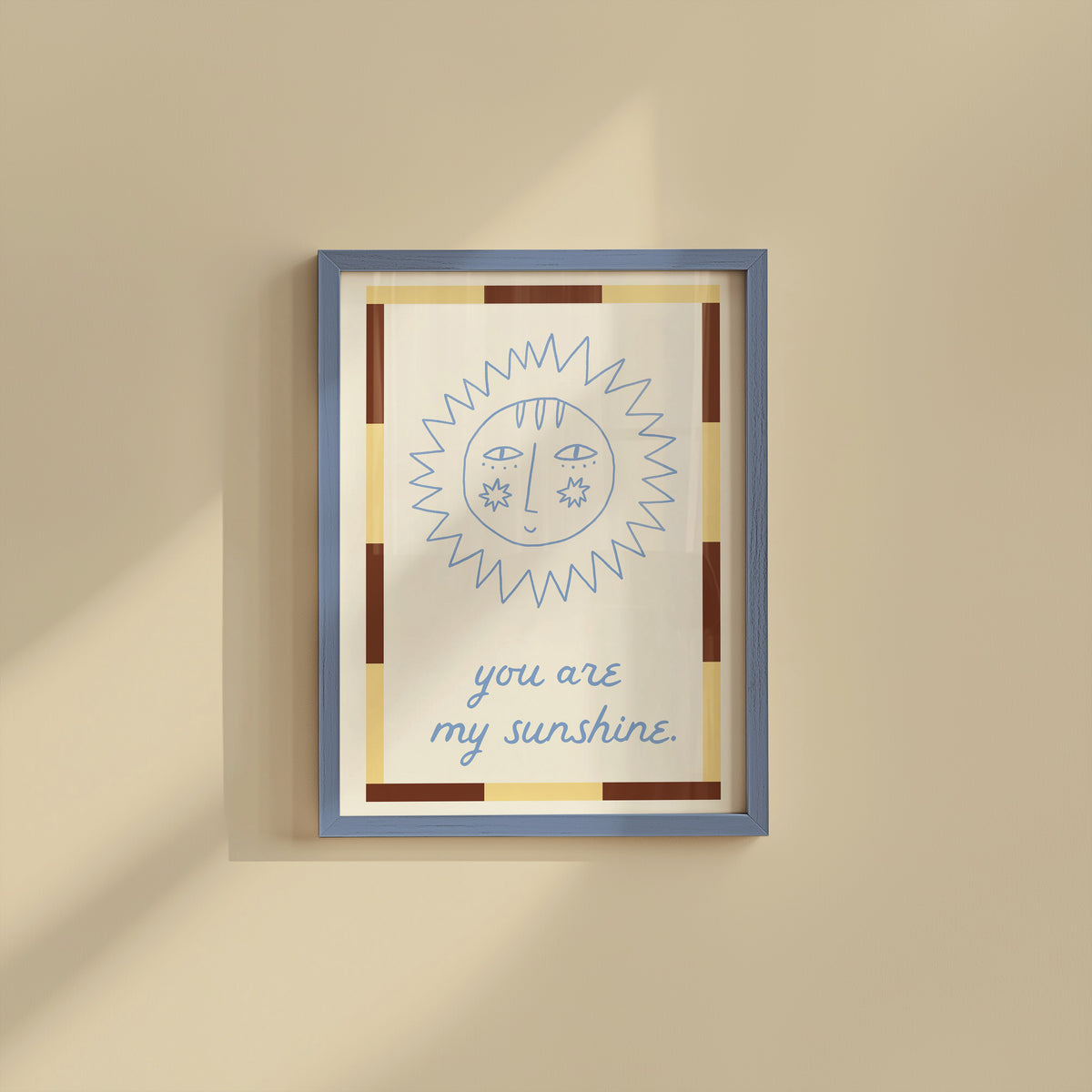 You Are My Sunshine — Retro Digital Print