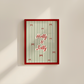Christmas Print Set of 6 | Vintage Holiday Gallery Wall