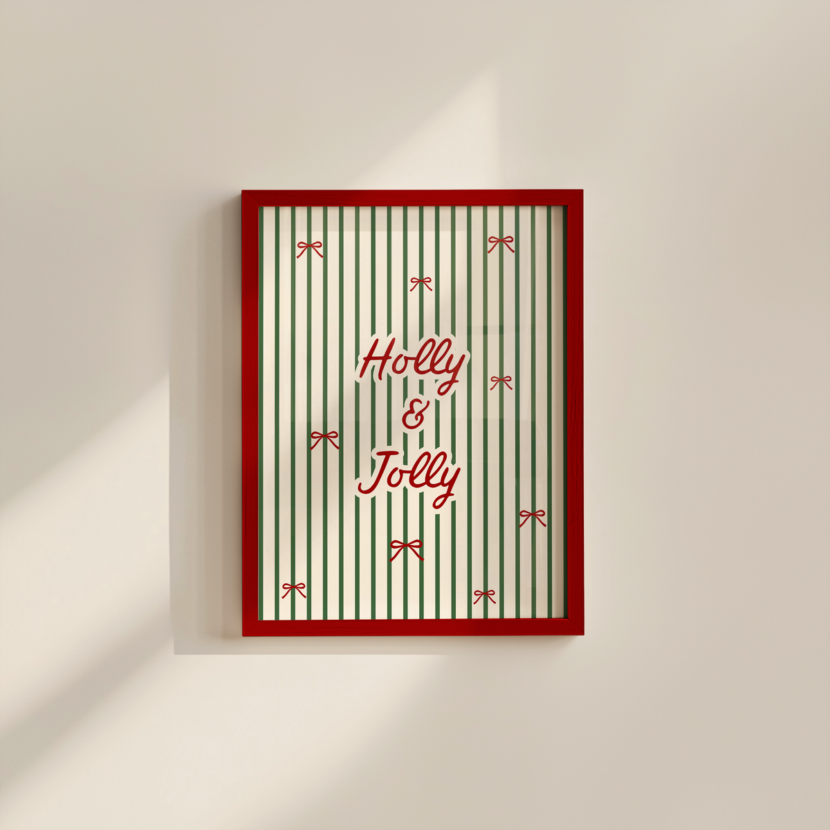Christmas Print Set of 6 | Vintage Holiday Gallery Wall