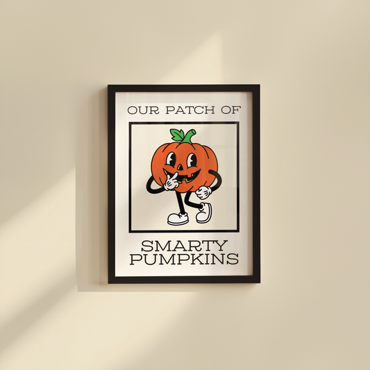 Smarty Pumpkins | Halloween Classroom Print