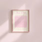 Retro Pink Blank Guest Check - Digital Print