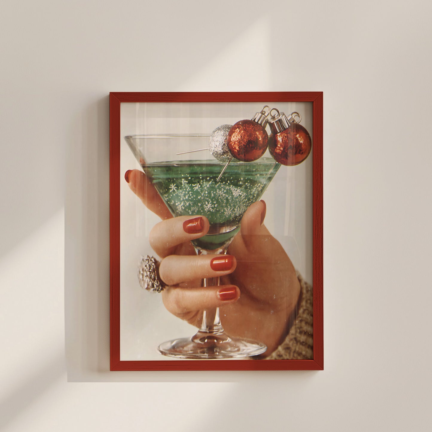 Christmas Ornament Cocktail - Digital Print