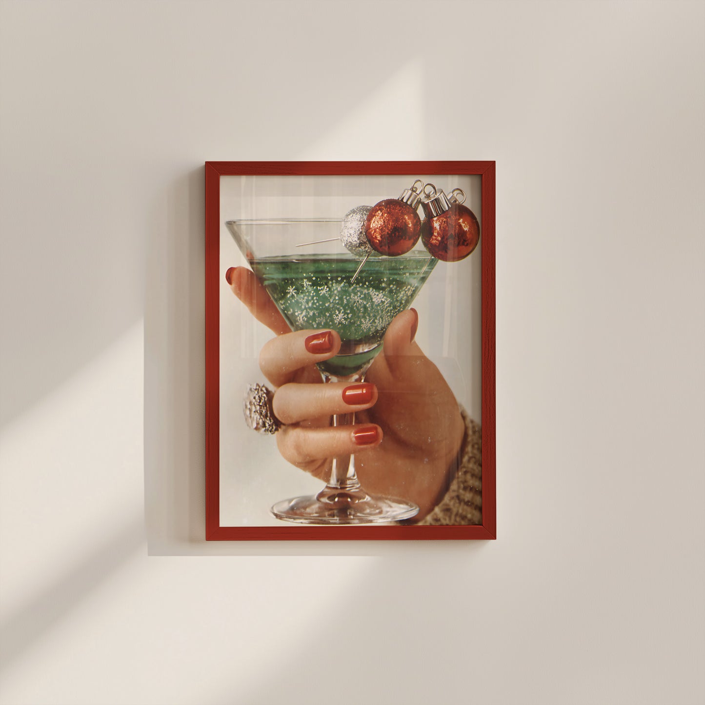 Christmas Ornament Cocktail - Digital Print