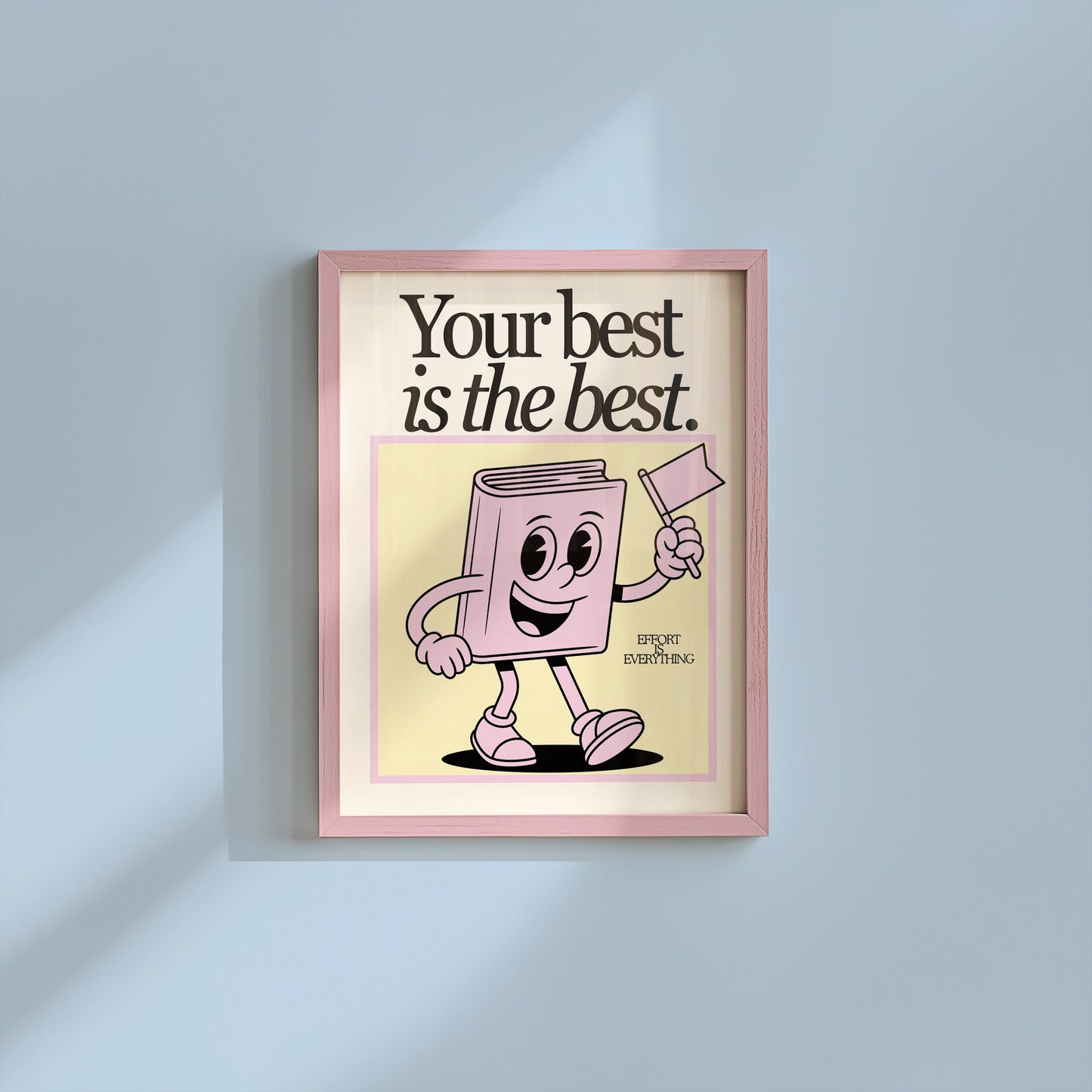 Your Best is the Best — Retro Motivational Classroom Print