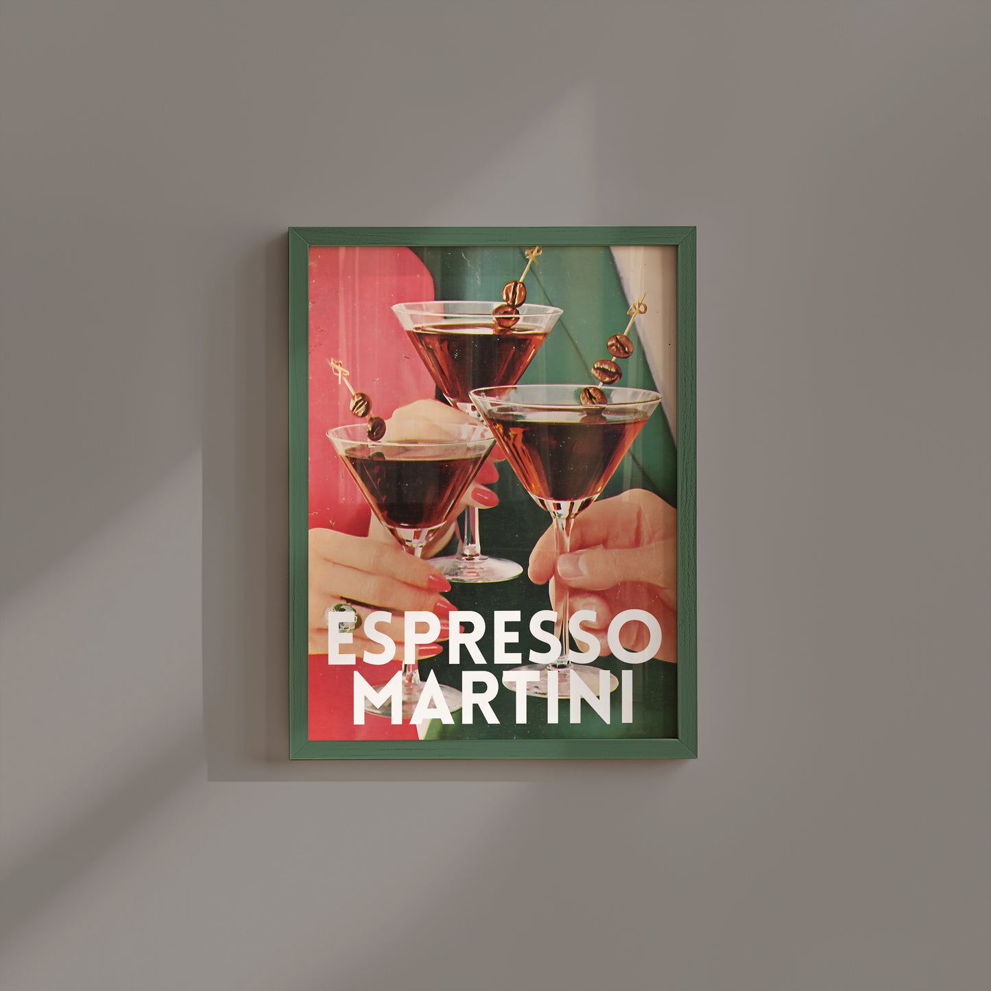 Retro Espresso Cocktail - Digital Print