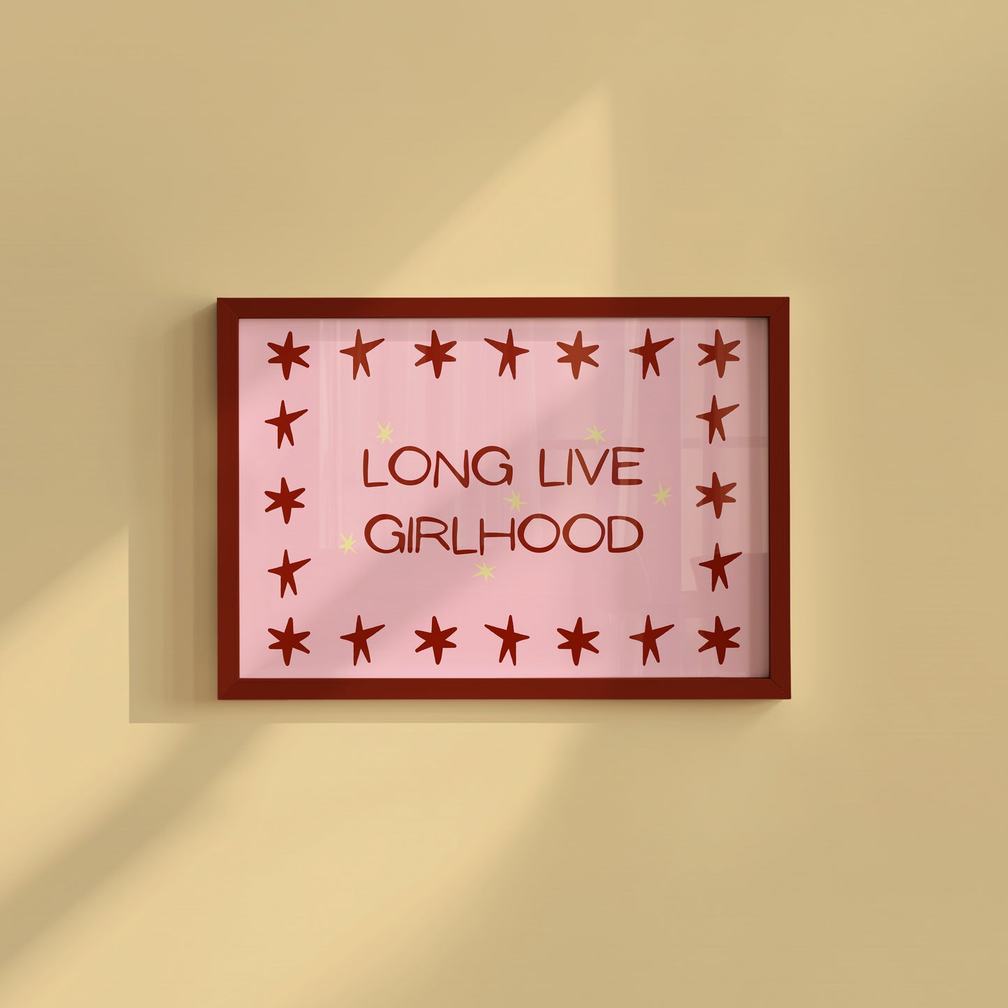 Long Live Girlhood Star Art - Digital Print ( Horizontal )