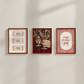 Merry Martini Christmas Print Set of 3