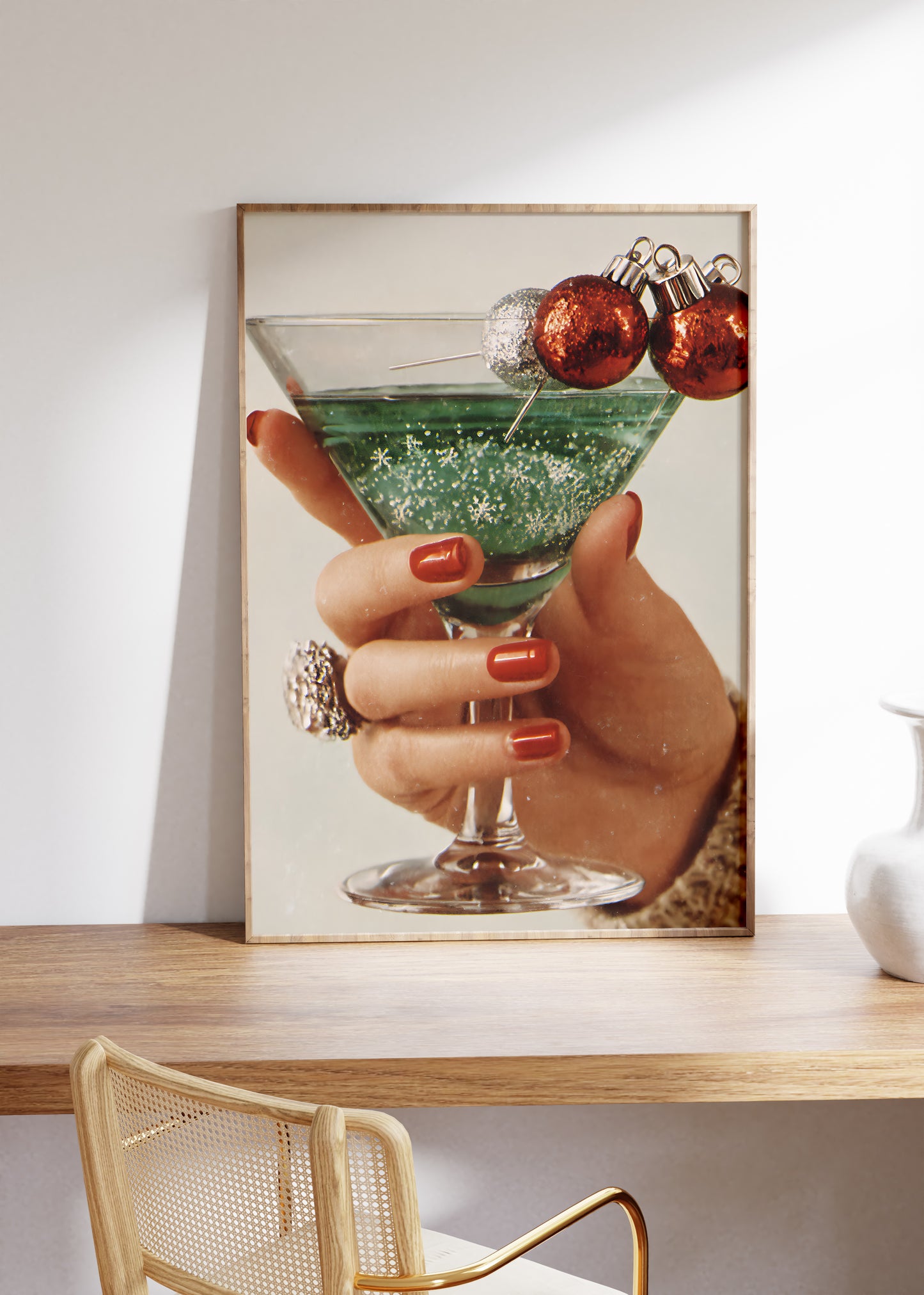 Christmas Ornament Cocktail - Digital Print