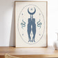Celestial Sisters Blue Print - Digital Print
