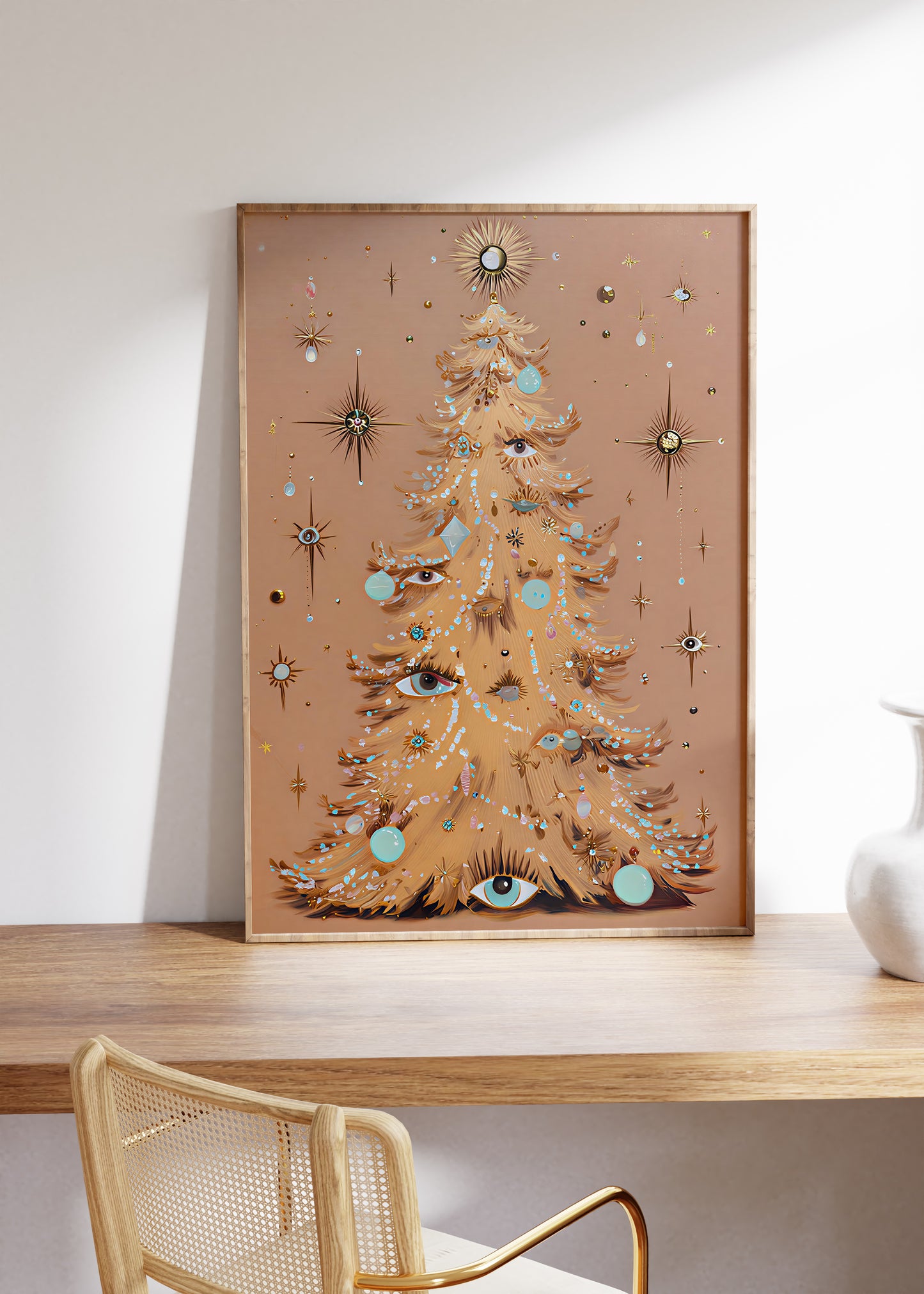 Mystic Boho Christmas Tree - Digital Print