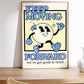 Keep Moving Forward — Retro Motivational Classroom Print