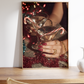 Candy Cane Martini Print | Vintage Christmas
