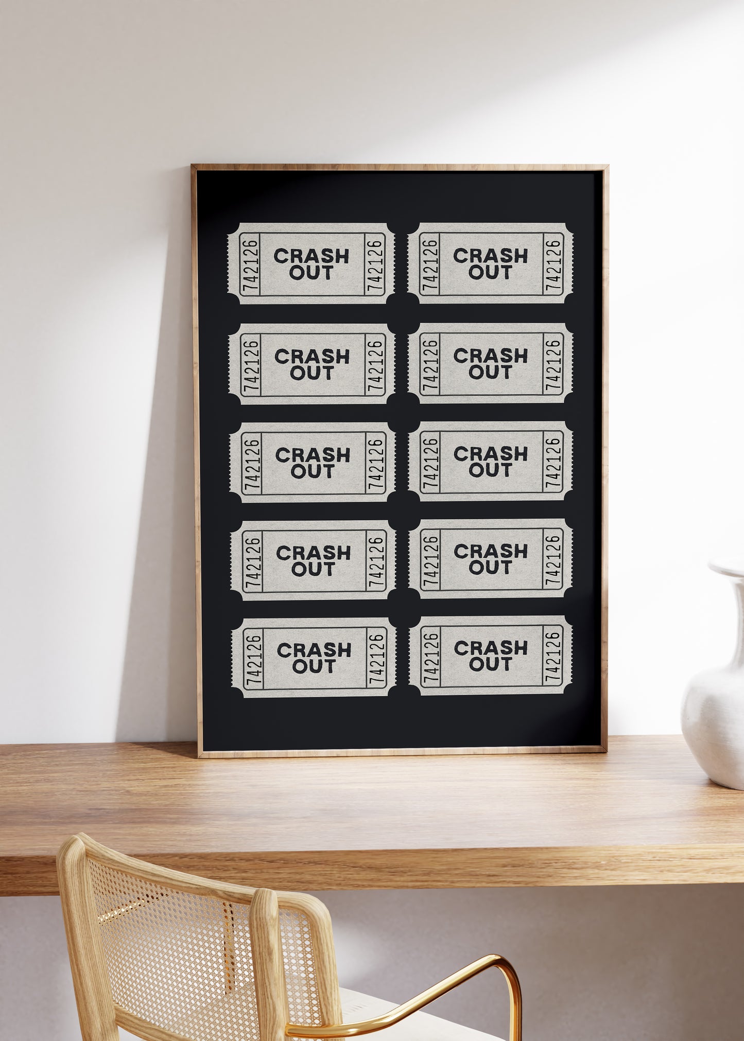 Crash Our Admission Ticket - Digital Print