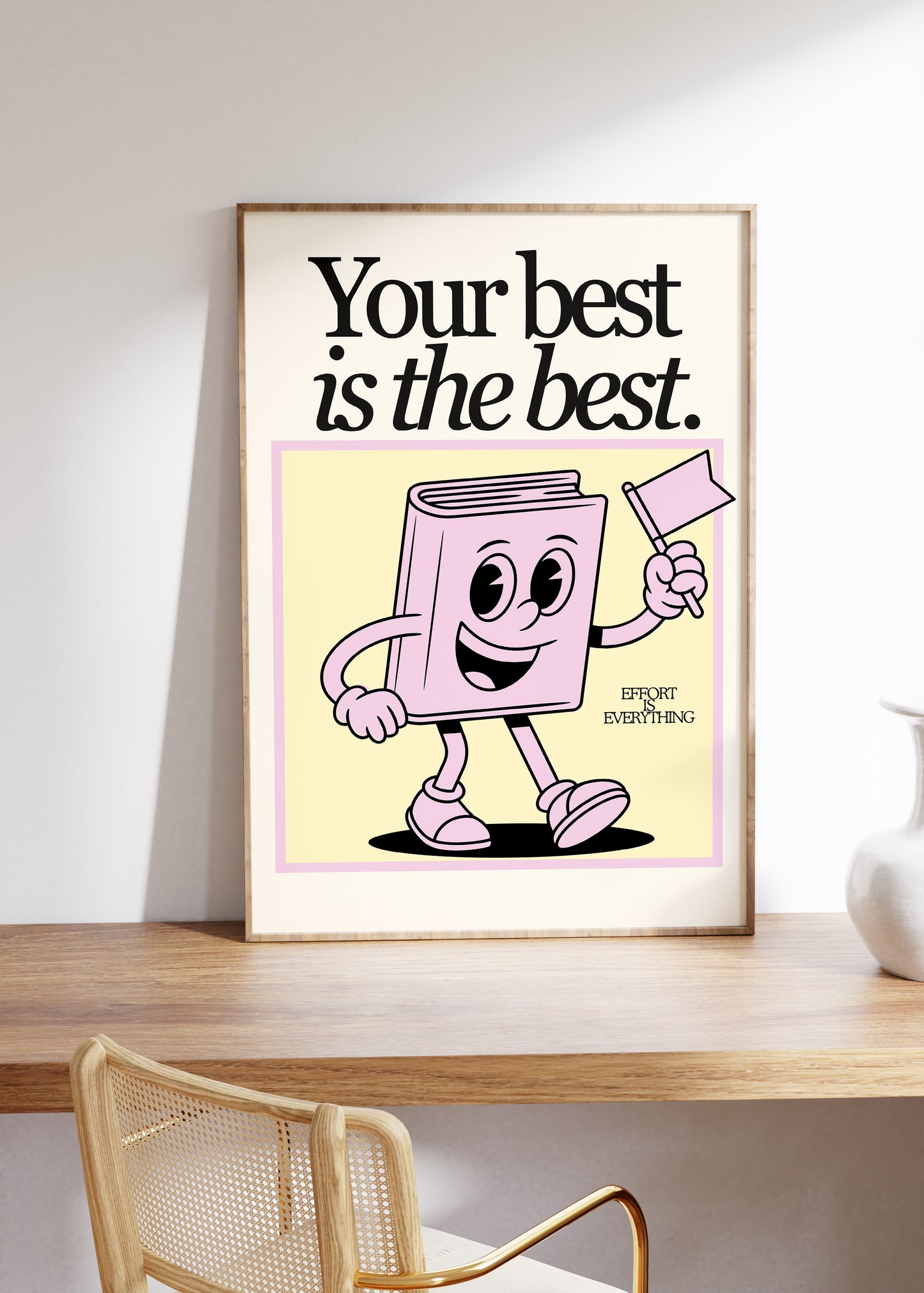 Your Best is the Best — Retro Motivational Classroom Print