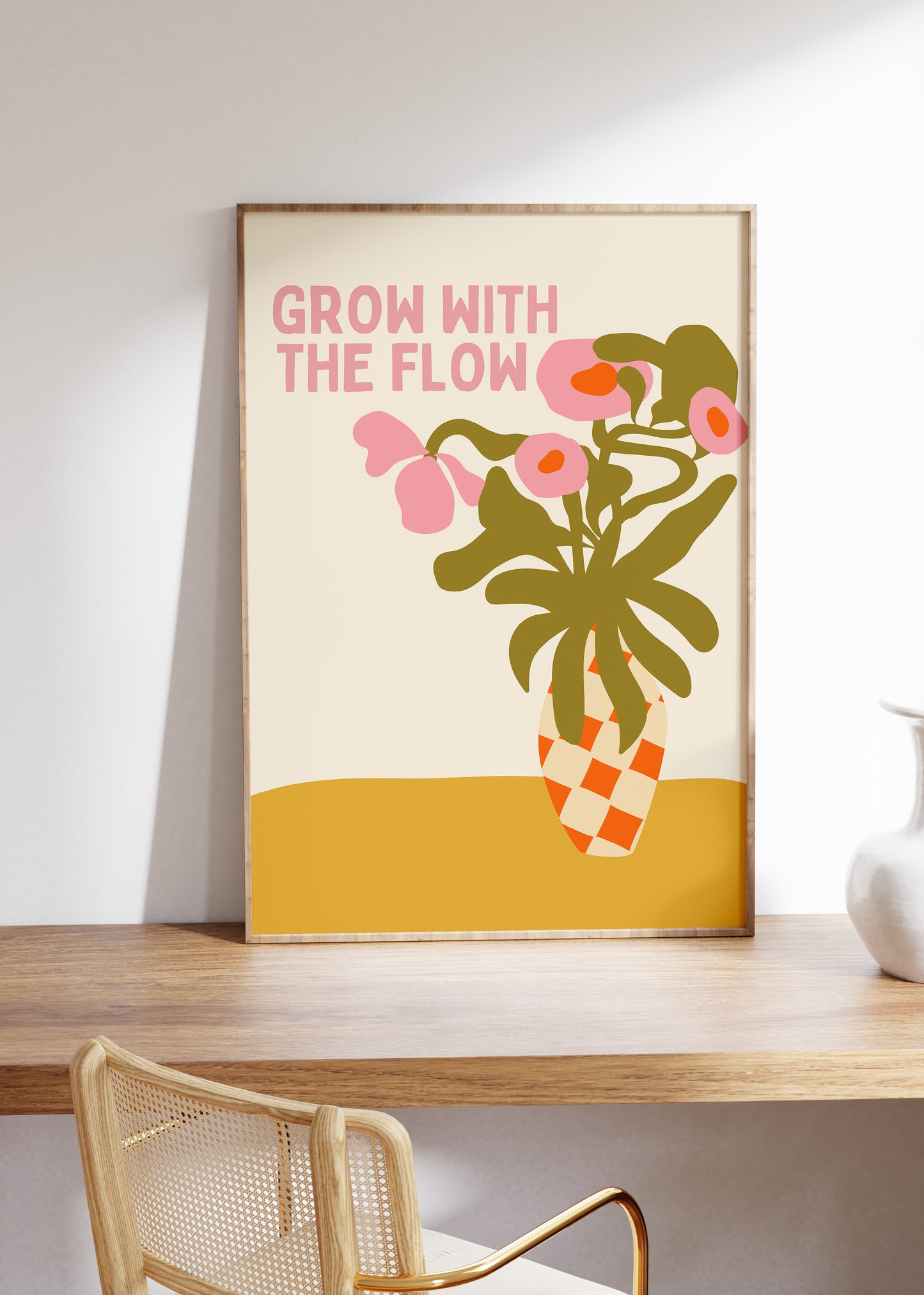 Grow With The Flow Wall Art Print