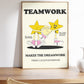 Teamwork Makes The Dreamwork Classroom Art - Digital Print