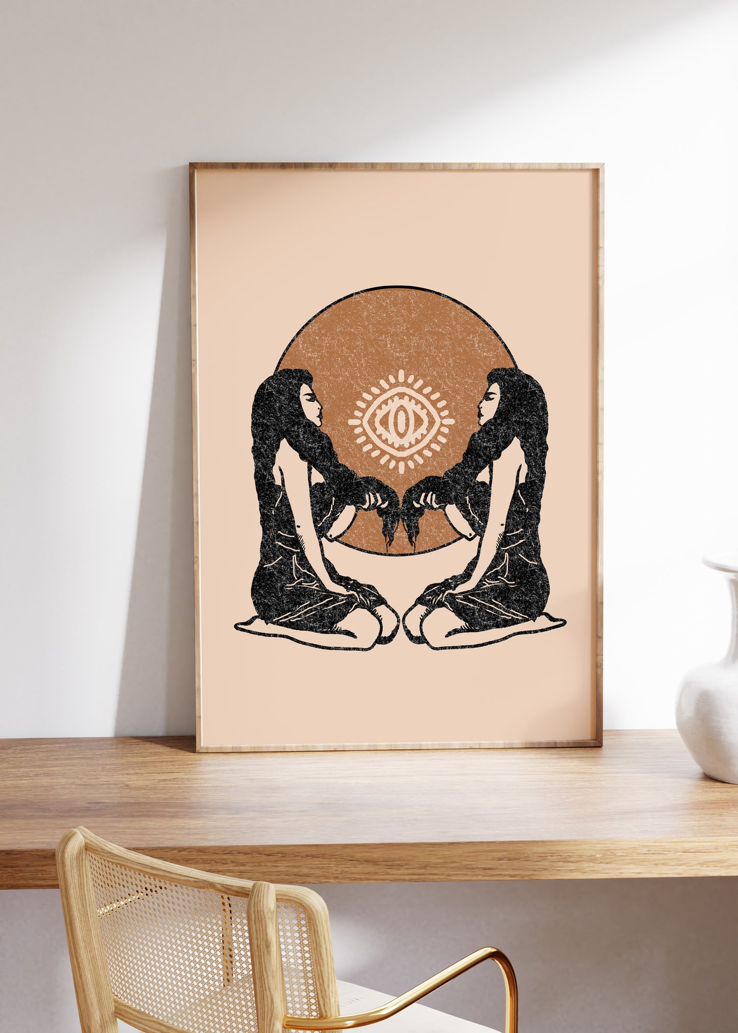 Vintage Sisters Artwork - Digital Print