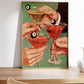 Funky Retro 8-Ball Martini Cocktail Print - Digital Print