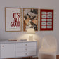 Red Cocktail Gallery Set of 3 — Bar Cart & Kitchen Wall Art