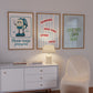 Cool Kids Classroom Rules Art Set of 10 - Digital Print