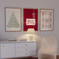 Christmas Print Set of 6 | Vintage Holiday Gallery Wall