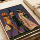 Retro Trick or Treat | Vintage Pin-Up Halloween Print