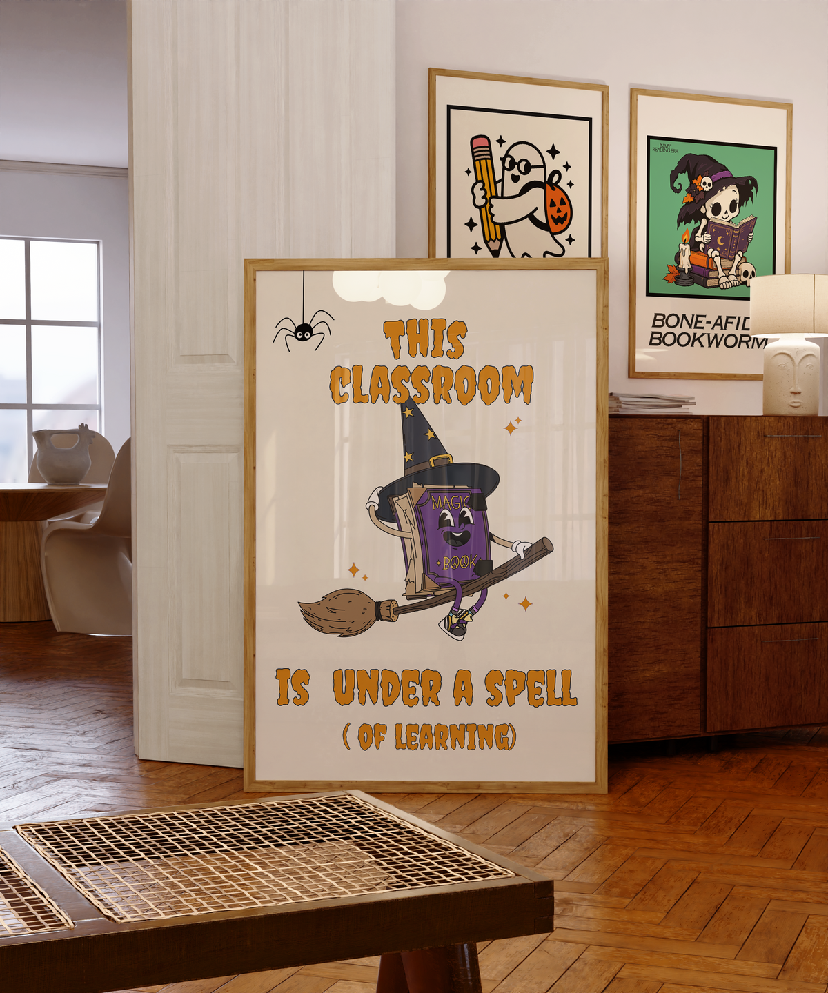 This Classroom Is Under A Spell | Halloween Classroom Print