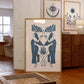 Celestial Sisters Blue Print - Digital Print