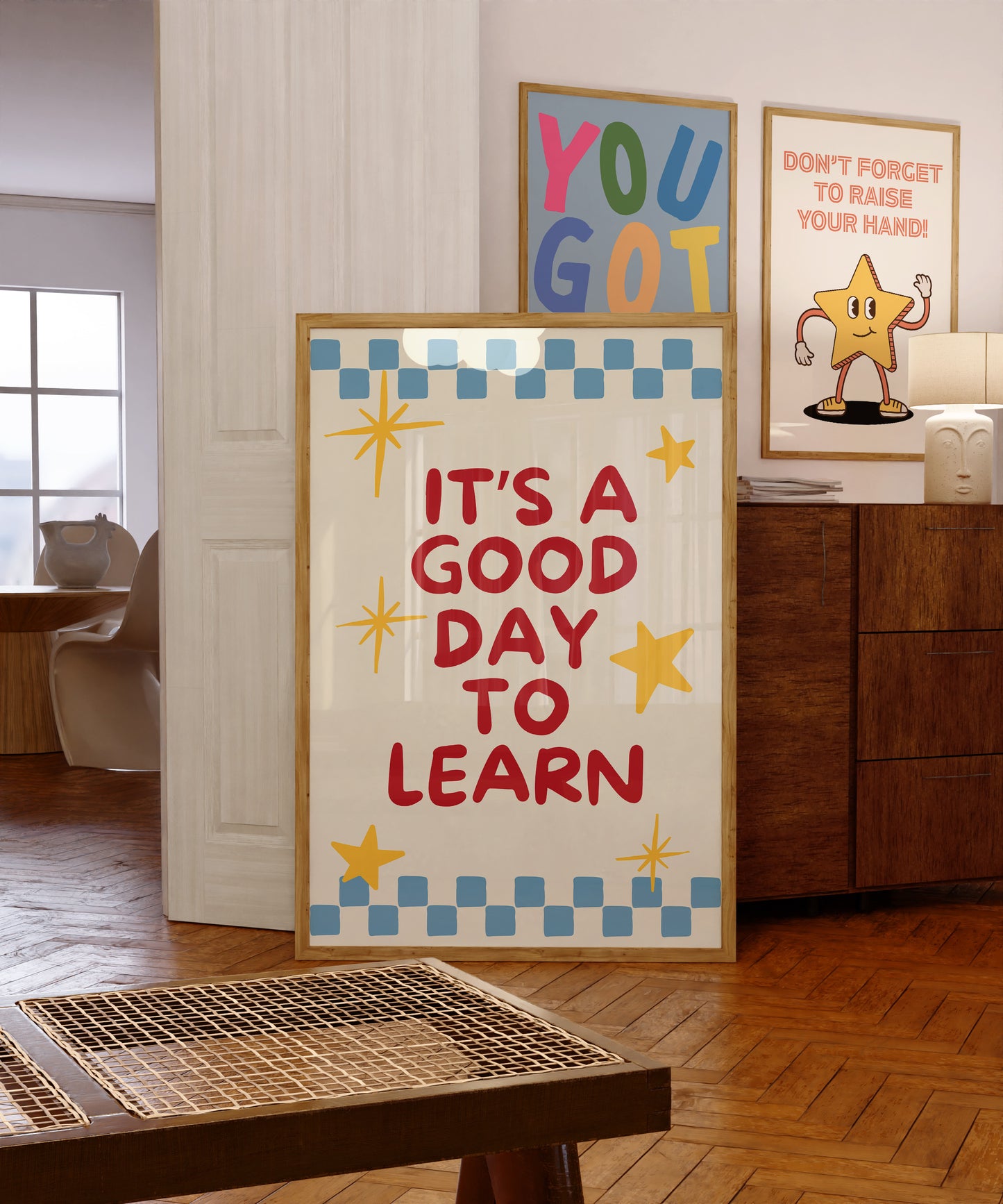 Cool Kids Classroom Rules Art Set of 10 - Digital Print