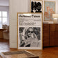 Vintage Retro Newspaper It Girl Poster - Digital Print