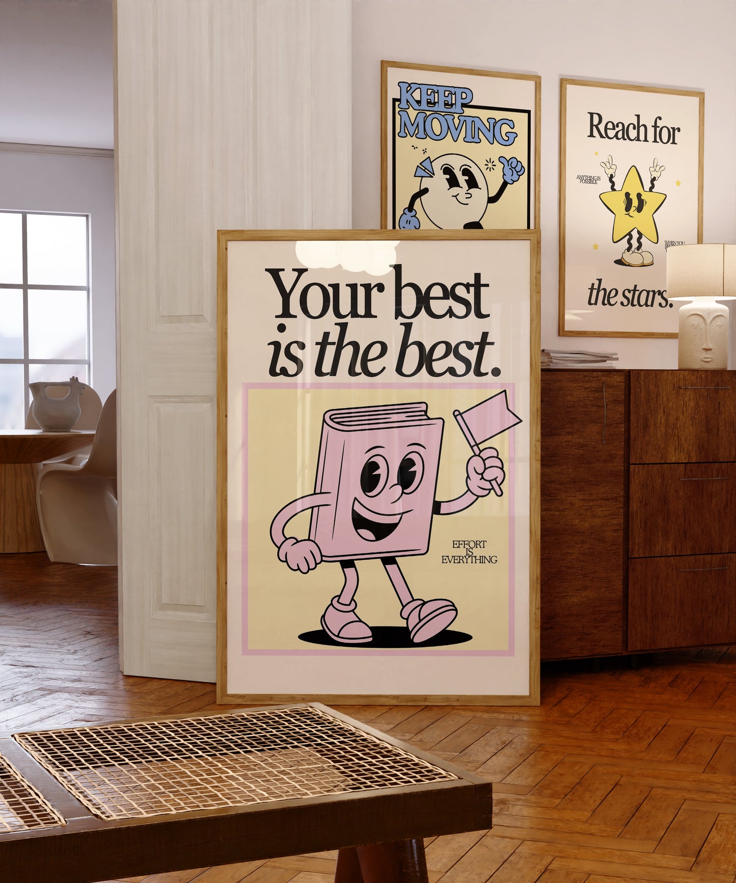 Your Best is the Best — Retro Motivational Classroom Print