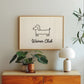 Weiner Club Hand-Drawn Print - Digital Print