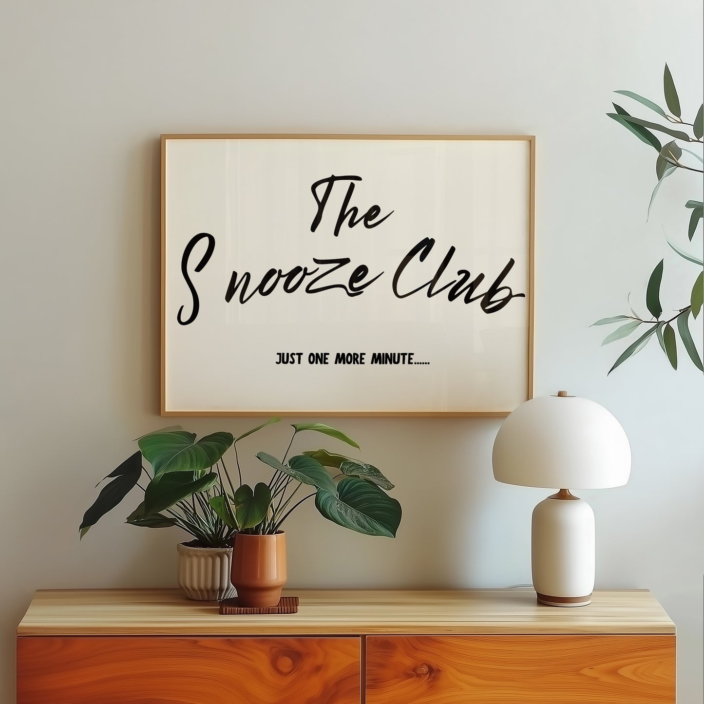 The Snooze Club Bedroom Art Print - Digital Print