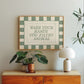 Green Wash Your Hands You Filthy Animal Bathroom Sign - Digital Print