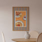 Striped Breakfast Art Print -  Digital Print