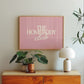 The Homebody Club Pink Print | Neutral Decor - Digital Print ( Horizontal )