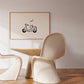 Ciao! Vespa Hand Drawn Art - Digital Print