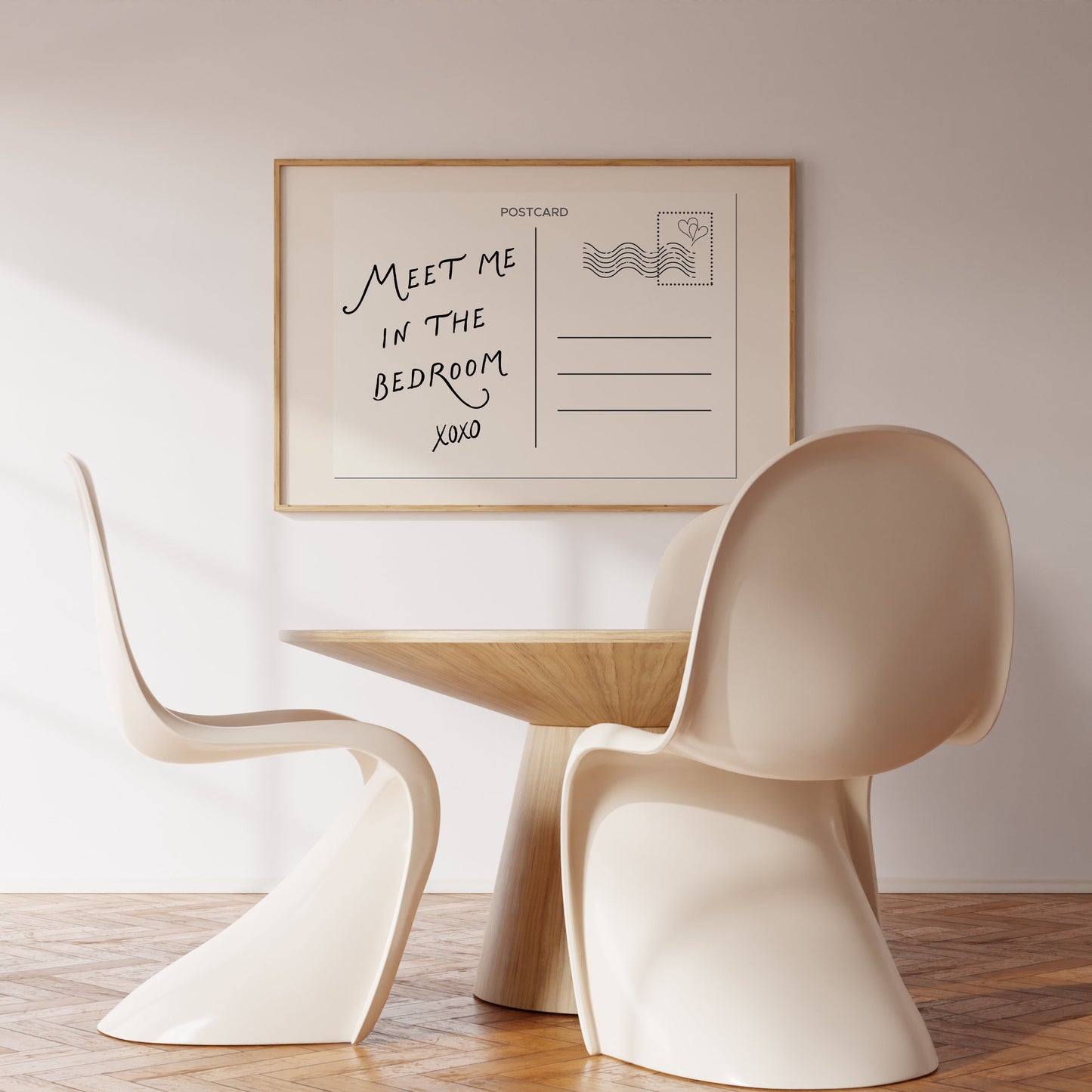 Meet Me In The Bedroom Postcard Art - Digital Print