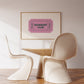 The Homebody Club Retro Ticket Sign - Digital Print ( Horizontal )