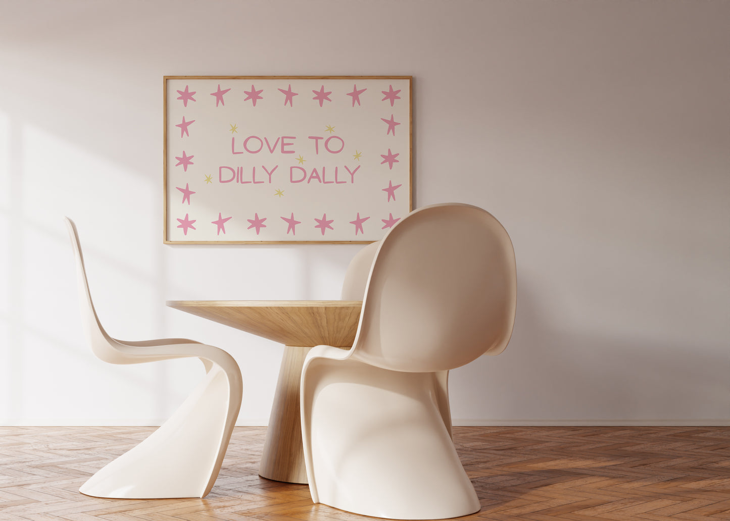 Love To Dilly Dally Star Art - Digital Print